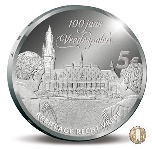 5 Euro 2013 100 anni Palazzo della Pace 2013 (Utrecht)