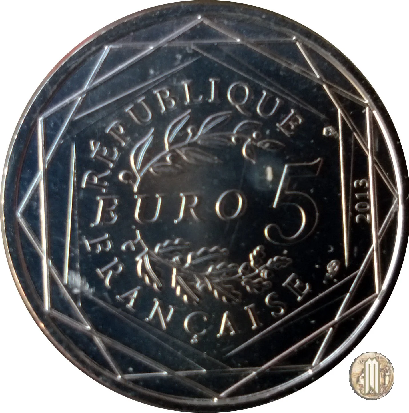 5 Euro 2013 Libert&egrave; 2013 (Parigi)