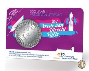 5 Euro 2013 300 anni del trattato di Utrecht 2013 (Utrecht)