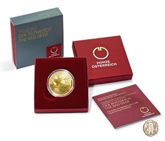 100 Euro 2013 The Red Deer - Il cervo 2014 (Vienna)