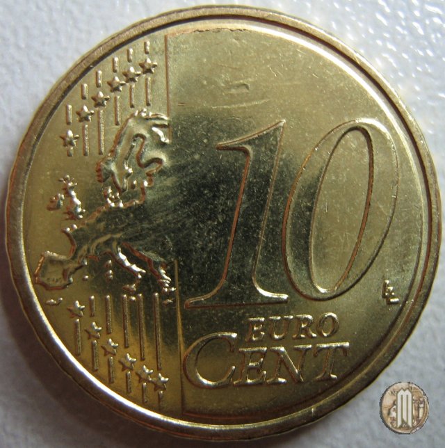 10 centesimi di Euro 2007 (Parigi)