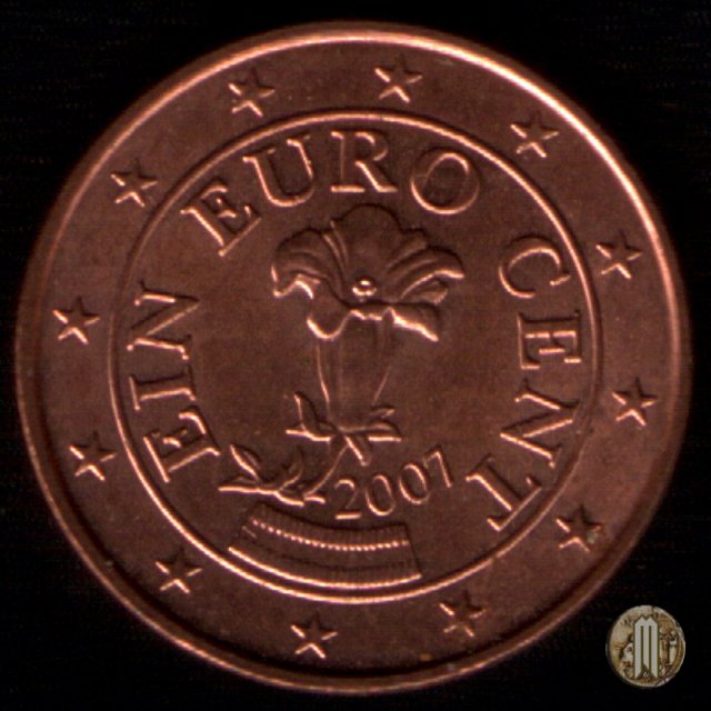 1 centesimo di Euro 2007 (Vienna)