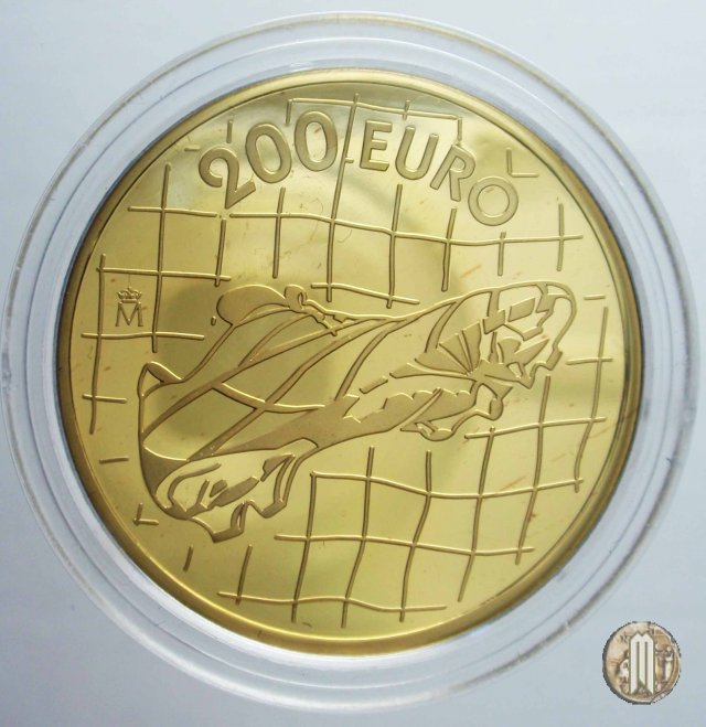 200 Euro Mondiali di calcio 2002 - Lettera G 2002 (Madrid)