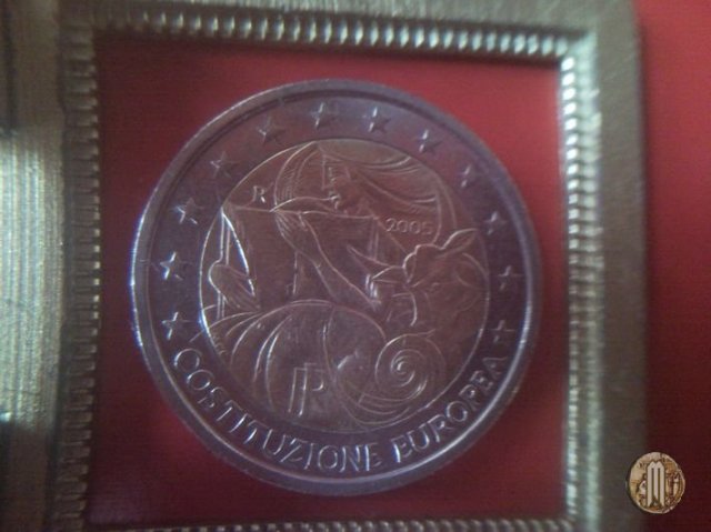 2 Euro 2005 1° Anniversario della Costituzione Europea 2005 (Roma)