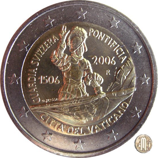 2 Euro 2006 Cinquecentenario dell'Istituzione della Guardia Svizzera 2006 (Roma)