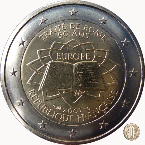 2 Euro 2007 50° Anniversario dei Trattati di Roma 2007 (Parigi)