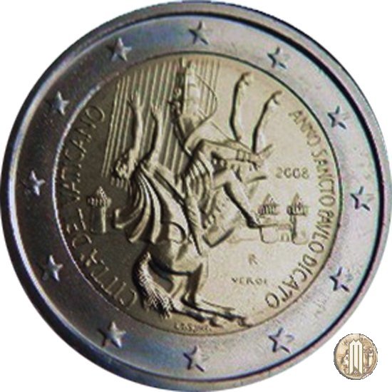 2 Euro 2008 Anno Paolino 2008 (Roma)