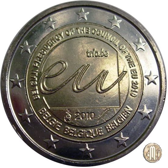 2 Euro 2010 Presidenza Belga all'Unione Europea 2010 (Bruxelles)