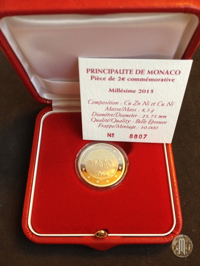 2 Euro 2015 - 800° anniv. costruzione fortezza della Rocca 2015 (Parigi)