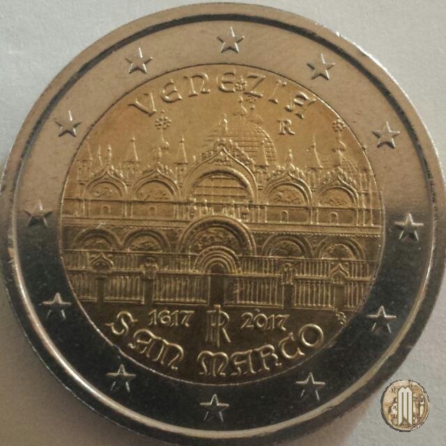 2 Euro 2017 400° anniv. completamento basilica di San Marco a Venezia 2017 (Roma)