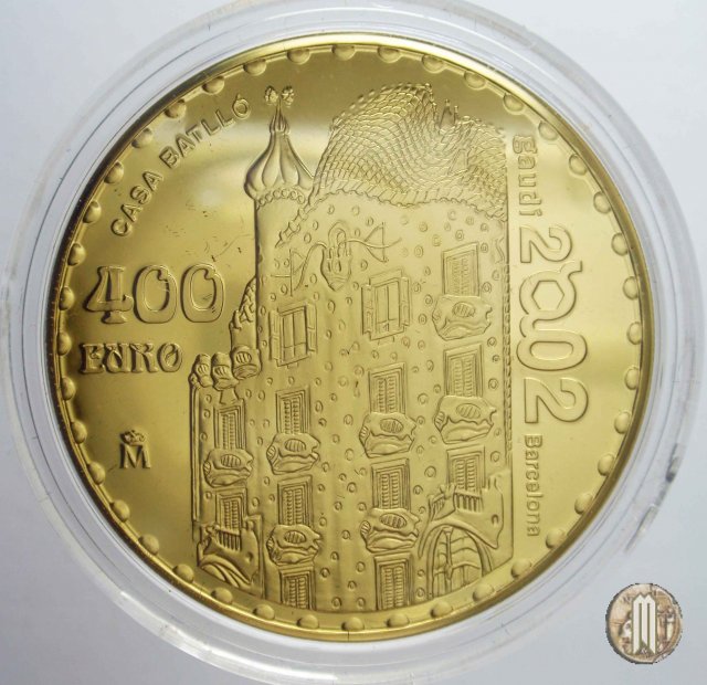 400 Euro 2002 Anno Internazionale di Gaudí - Casa Batlló 2002 (Madrid)