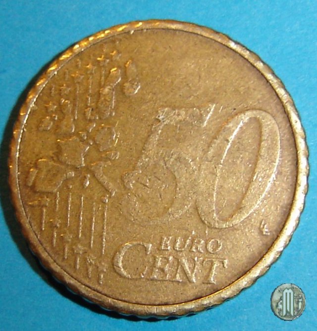 50 centesimi di Euro 2002