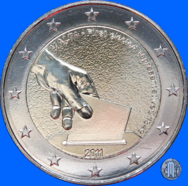 2 Euro 2011 Prime Elezioni Rappresentative Maltesi 2011 (Utrecht)