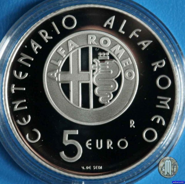 5 Euro 2010 Centenario Alfa Romeo 2010 (Roma)