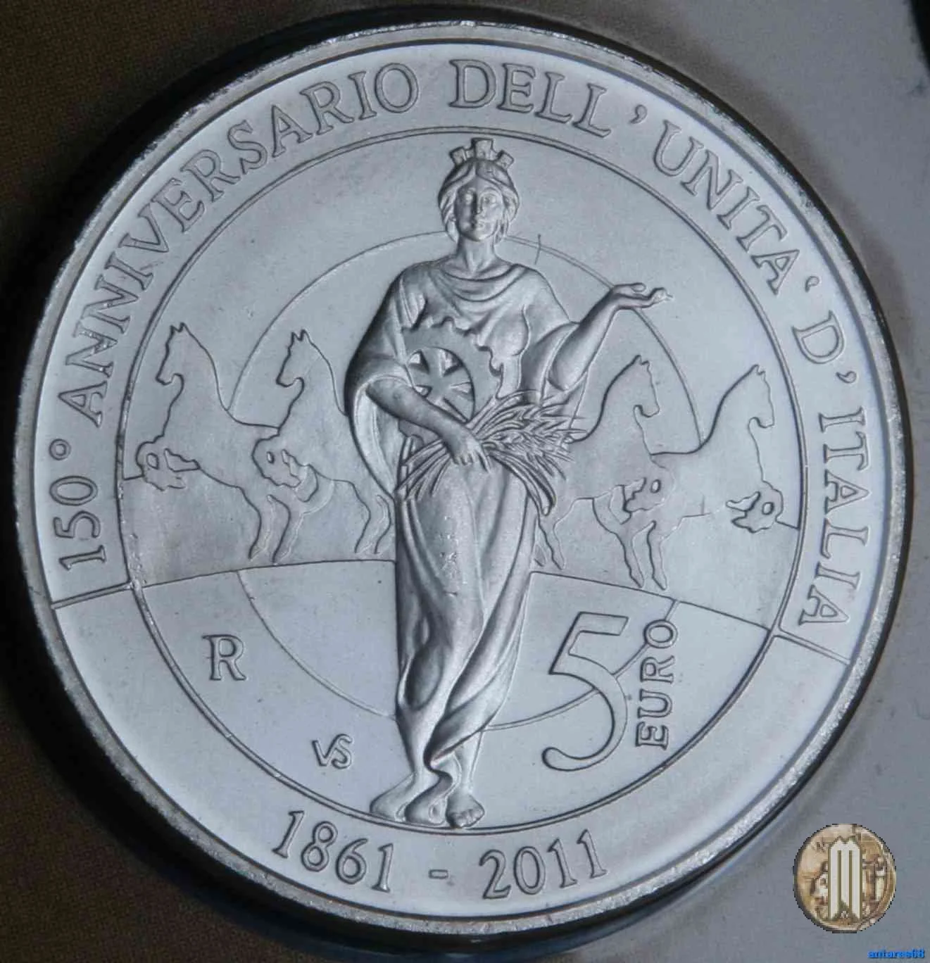 5 Euro 2011 150&deg; Ann. dell'Unit&agrave; d'Italia 2011 (Roma)