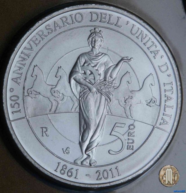 5 Euro 2011 150° Ann. dell'Unità d'Italia 2011 (Roma)