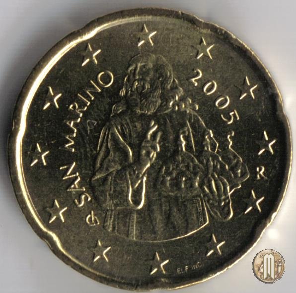 20 centesimi di Euro 2005 (Roma)