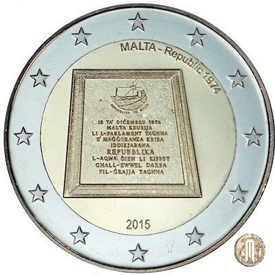 2 Euro 2015 Repubblica 1974 2015 (Utrecht)