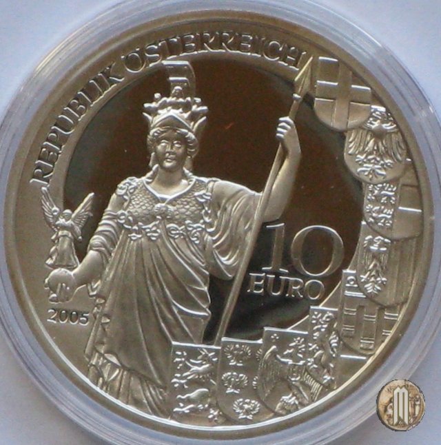 10 Euro 2005 60° Anniversario della Seconda Repubblica 2005 (Vienna)