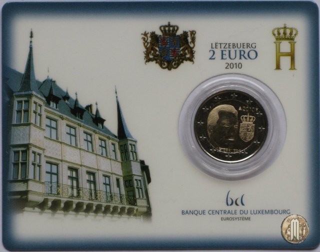 2 Euro 2010 Stemma del Granduca Henri 2010 (Utrecht)