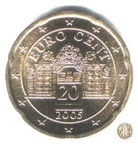 20 centesimi di Euro 2005 (Vienna)