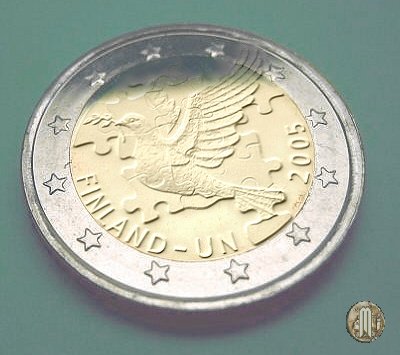 2 Euro 2005 50° Anniversario dell'Adesione della Finlandia all'ONU 2005 (Vantaa)