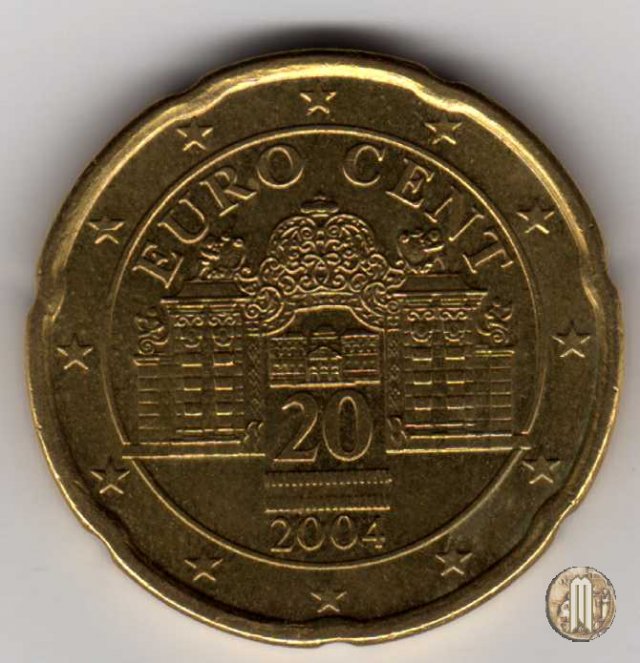 20 centesimi di Euro 2004 (Vienna)