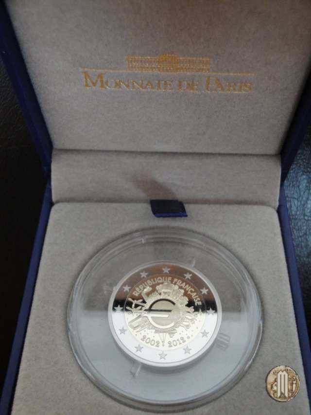 2 Euro 2012 10 anni di banconote e monete in euro 2012 (Parigi)