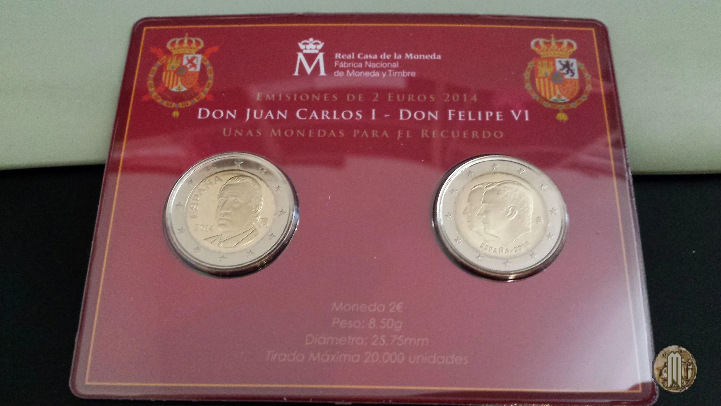2 Euro 2014 Cambio di Re 2014 (Madrid)