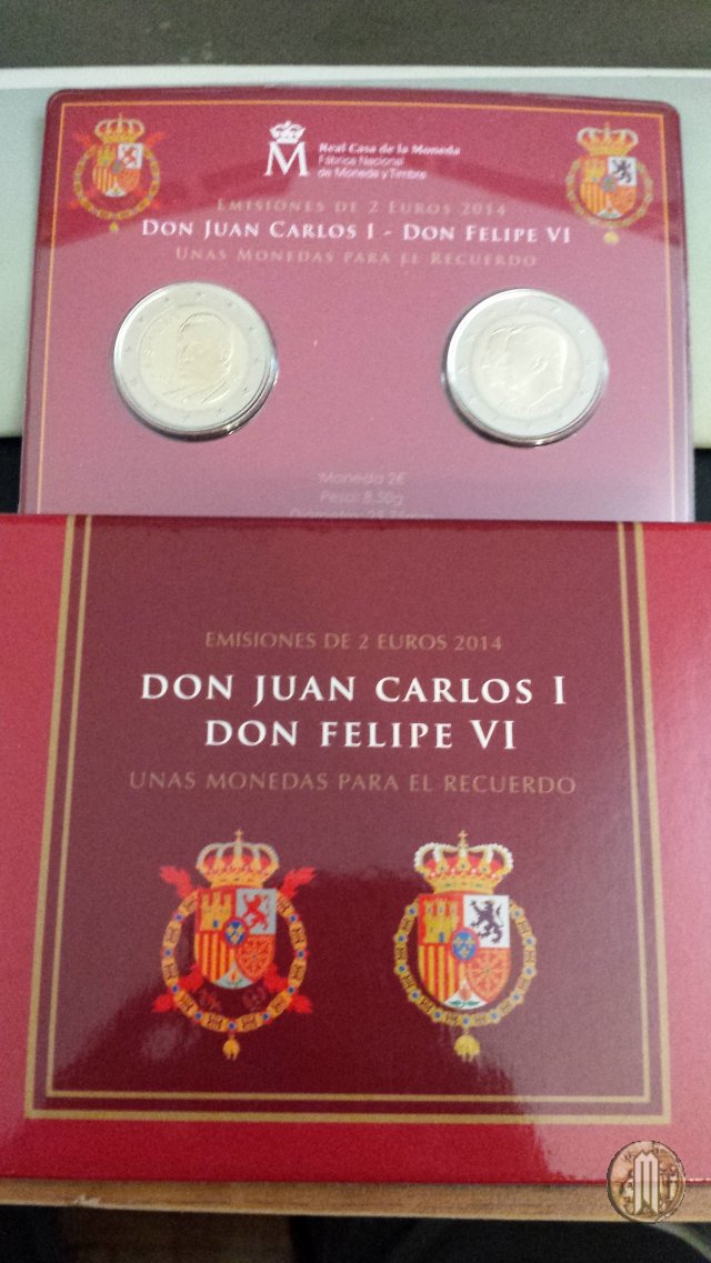 2 Euro 2014 Cambio di Re 2014 (Madrid)