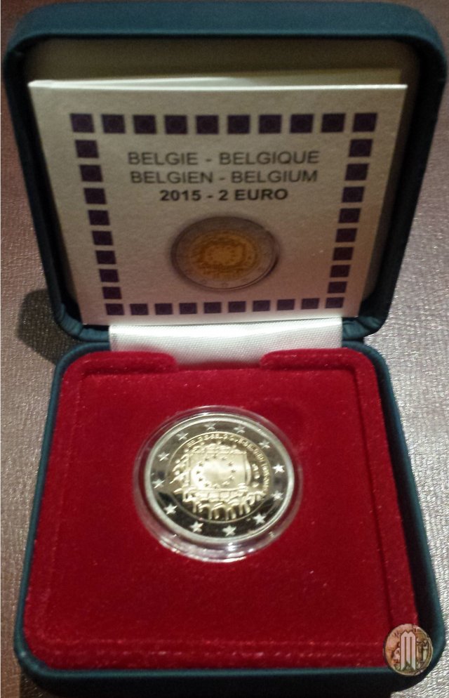 2 Euro 2015 30° Anniversario della bandiera europea 2015