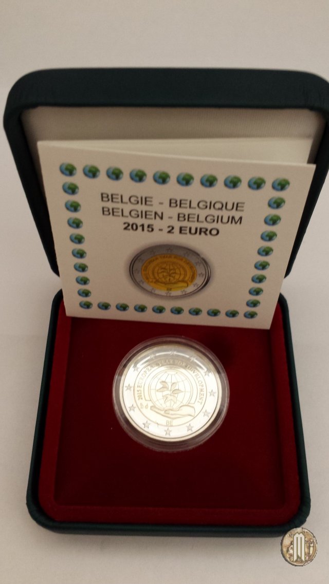 2 Euro 2015 Anno europeo dello sviluppo 2015