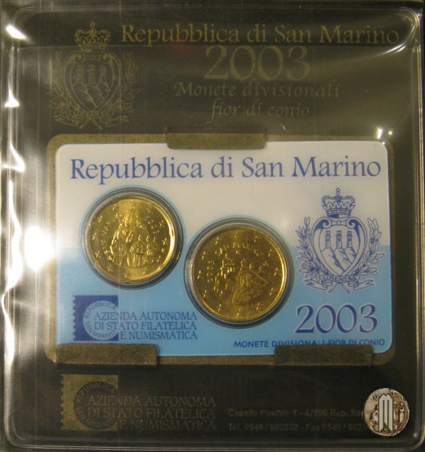 San Marino 2003 Seriette Turistiche 2003 (Roma)