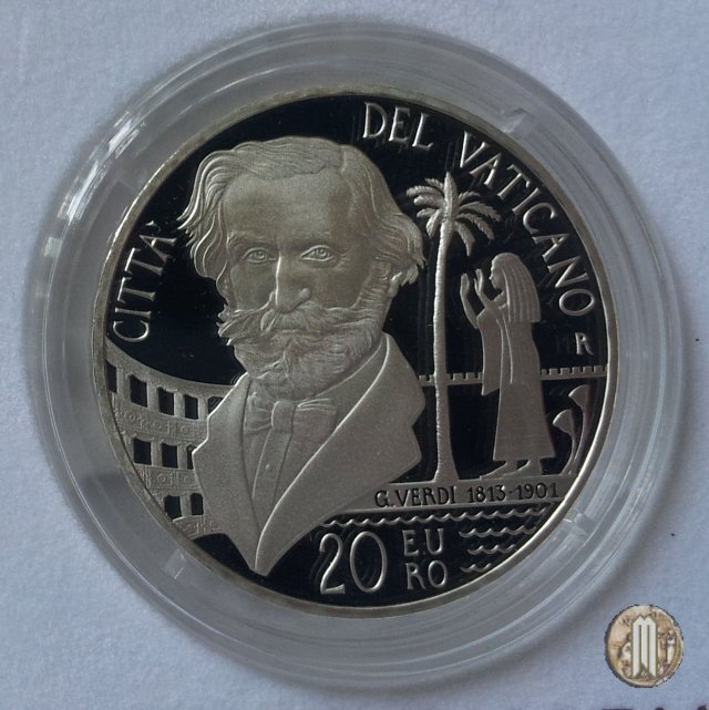 20 Euro 2013 Bicentenario della nascita di Giuseppe Verdi 2013 (Roma)
