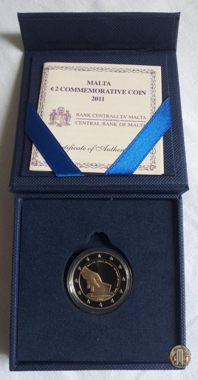 2 Euro 2011 Prime Elezioni Rappresentative Maltesi 2011 (Utrecht)