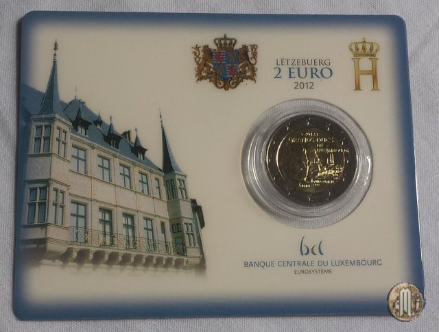 2 Euro 2012 100° anniv. morte di Guglielmo IV di Lussemburgo 2012 (Utrecht)