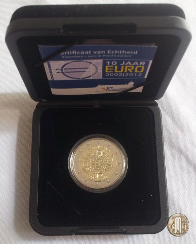 2 Euro 2012 10 anni di banconote e monete in euro 2012 (Utrecht)