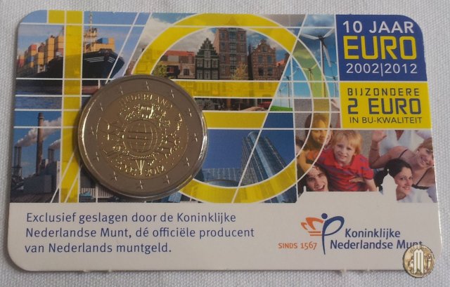 2 Euro 2012 10 anni di banconote e monete in euro 2012 (Utrecht)