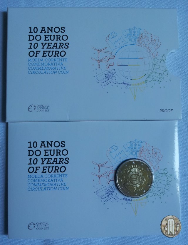 2 Euro 2012 10 anni di banconote e monete in euro 2012 (Lisbona)
