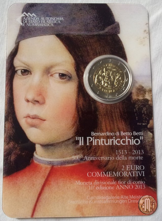 2 Euro 2013 500° anniv. morte Pinturicchio 2013 (Roma)