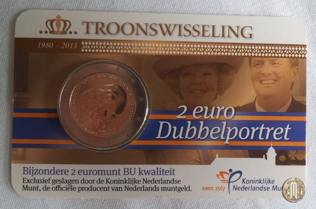 2 Euro 2013 Doppio ritratto 2013 (Utrecht)