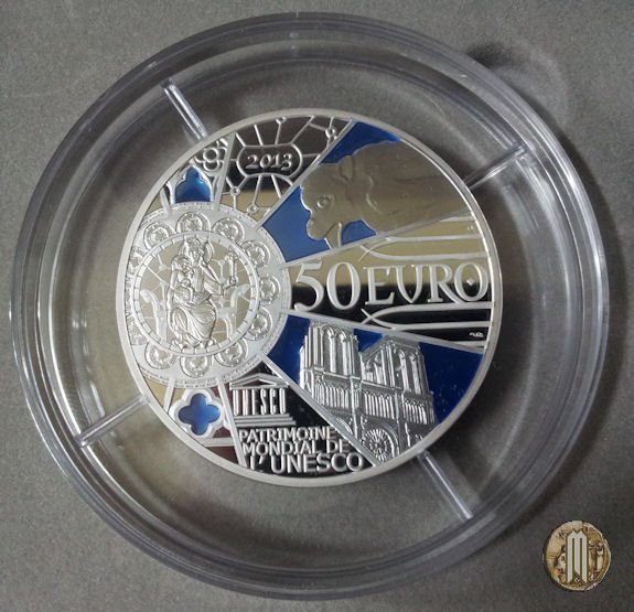 50 Euro 2013 UNESCO - Notre-Dame 2013 (Parigi)