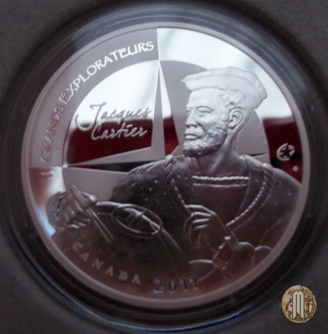 10 Euro 2011 Grandi esploratori - Jacques Cartier 2011 (Parigi)