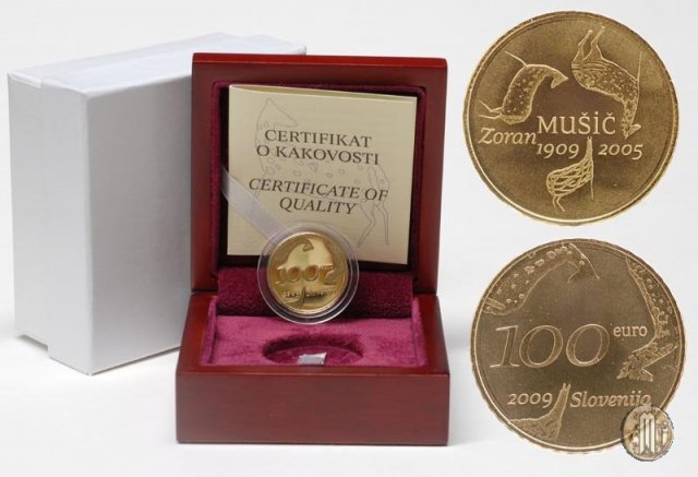 100 Euro 2009 Centenario nascita Zoran Music 2009 (Vantaa)