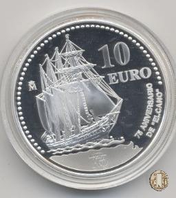 10 Euro 2003 75° Anniversario della nave Juan Sebastian de Elcano 2003 (Madrid)