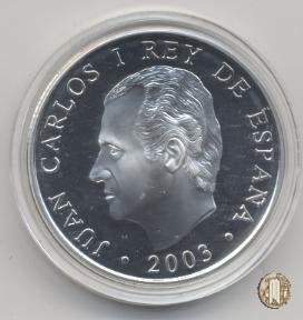 10 Euro 2003 75° Anniversario della nave Juan Sebastian de Elcano 2003 (Madrid)