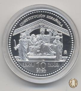 10 Euro 2003 XXV Anniversario della Costituzione spagnola 2003 (Madrid)
