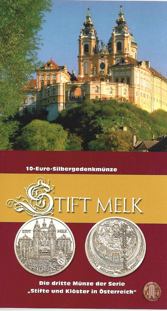 10 Euro 2007 Abbazia di Melk 2007 (Vienna)