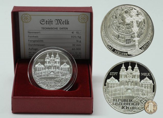 10 Euro 2007 Abbazia di Melk 2007 (Vienna)