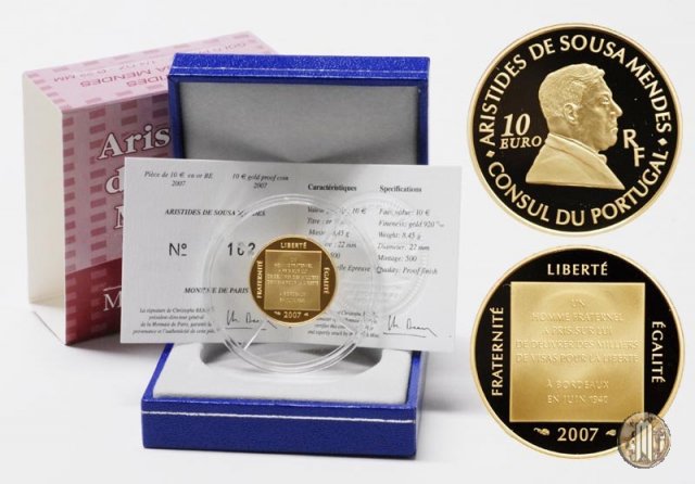 10 Euro 2007 Aristides de Sousa Mendes 2007 (Parigi)